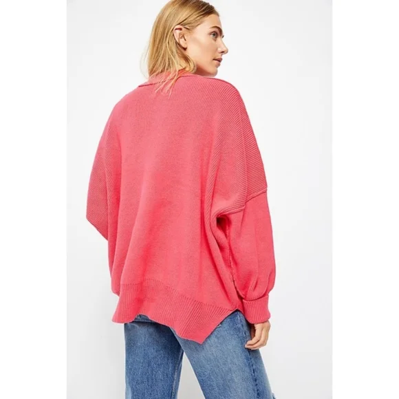 Free People Easy Street Tunic Sweater Medium NWT - Picture 10 of 16